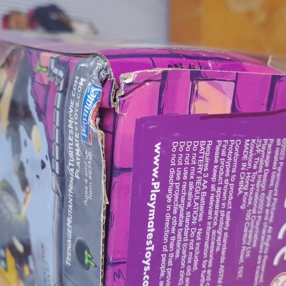 Teenage Mutant Ninja Turtles Mutant Mayem Pizzafire Van Empty Box - Picture 5 of 9